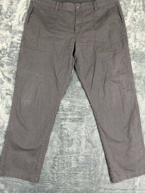Weatherproof Mens Gray Casual Pants Size 40x32 Cotton Blend